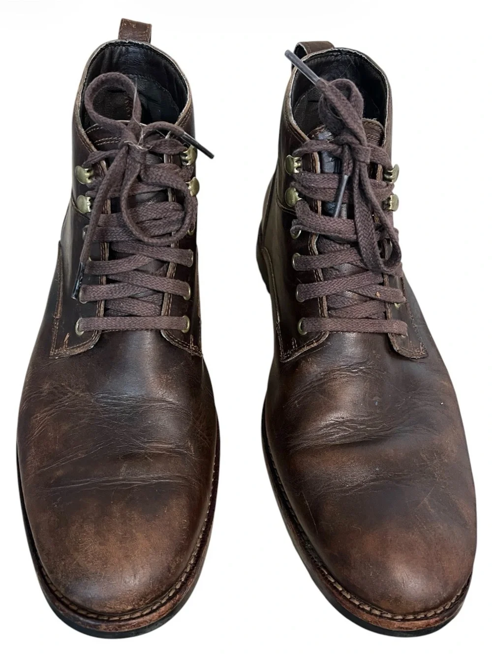 Timberland Men’s Brown Leather Chukka Lace Up Boots Size 10.5